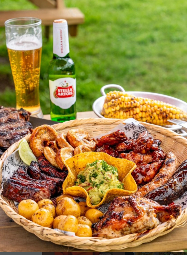 Mesa de picnic con FRISTOS