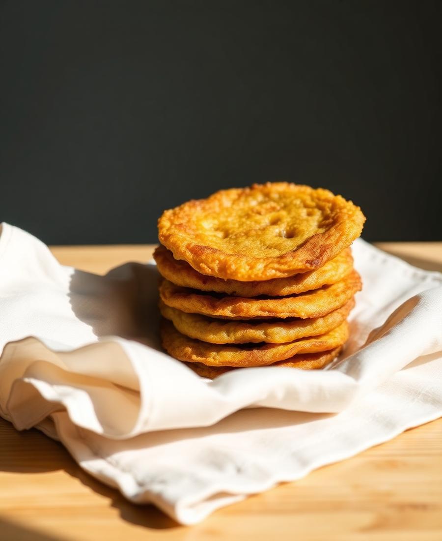 Tostones con ají de la casa